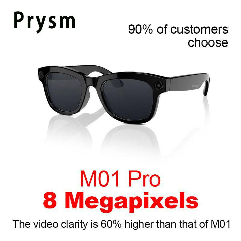 Smart Glasses Camera, Polarized Sunglasses with Built-In Microphone & Speaker, Voice Assistant, UV Protective & Audio Sunscreen Multifunctional Smart Glasses, Wearable Smart Eyewear