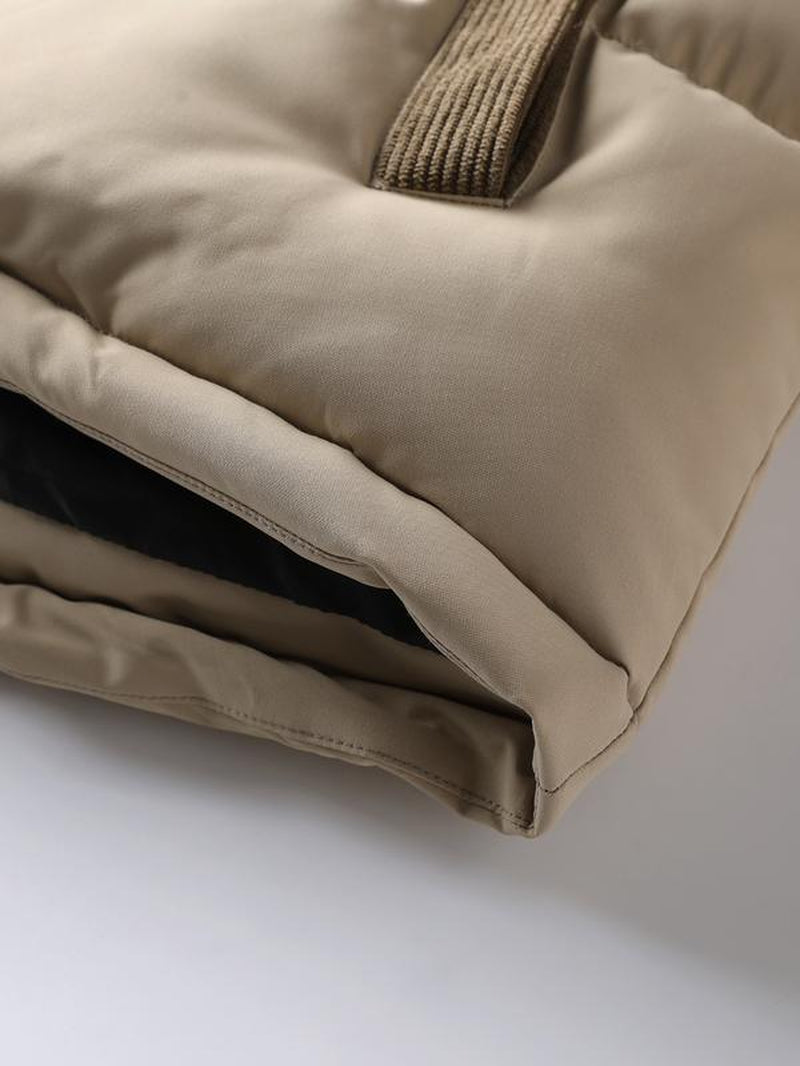 Men'S Winter Thickened Cotton Jacket, Hooded Patchwork Coat, Warm Casual Simple Style Outerwear, Men'S Winter Clothing