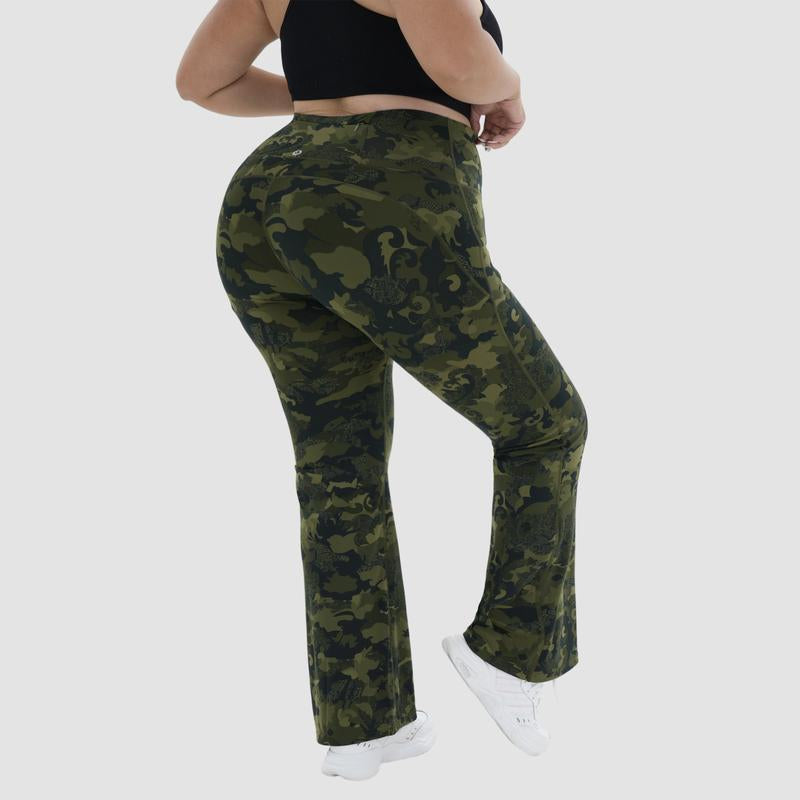 Ladies' Bootcut Sports Pants, Comfortable Fit, Tummy Control Waist, Fashionable & Functional Pockets, Casual Chic Womenswear