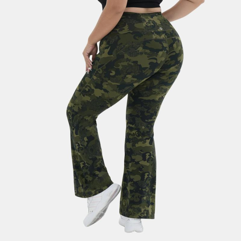 Ladies' Bootcut Sports Pants, Comfortable Fit, Tummy Control Waist, Fashionable & Functional Pockets, Casual Chic Womenswear