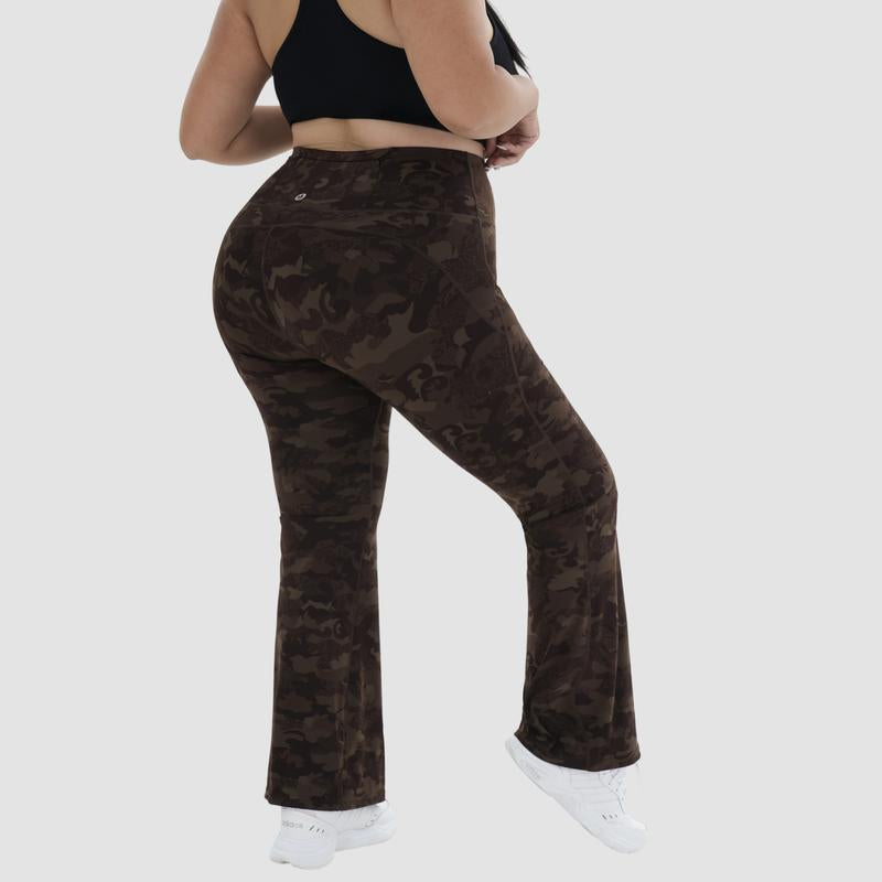 Ladies' Bootcut Sports Pants, Comfortable Fit, Tummy Control Waist, Fashionable & Functional Pockets, Casual Chic Womenswear