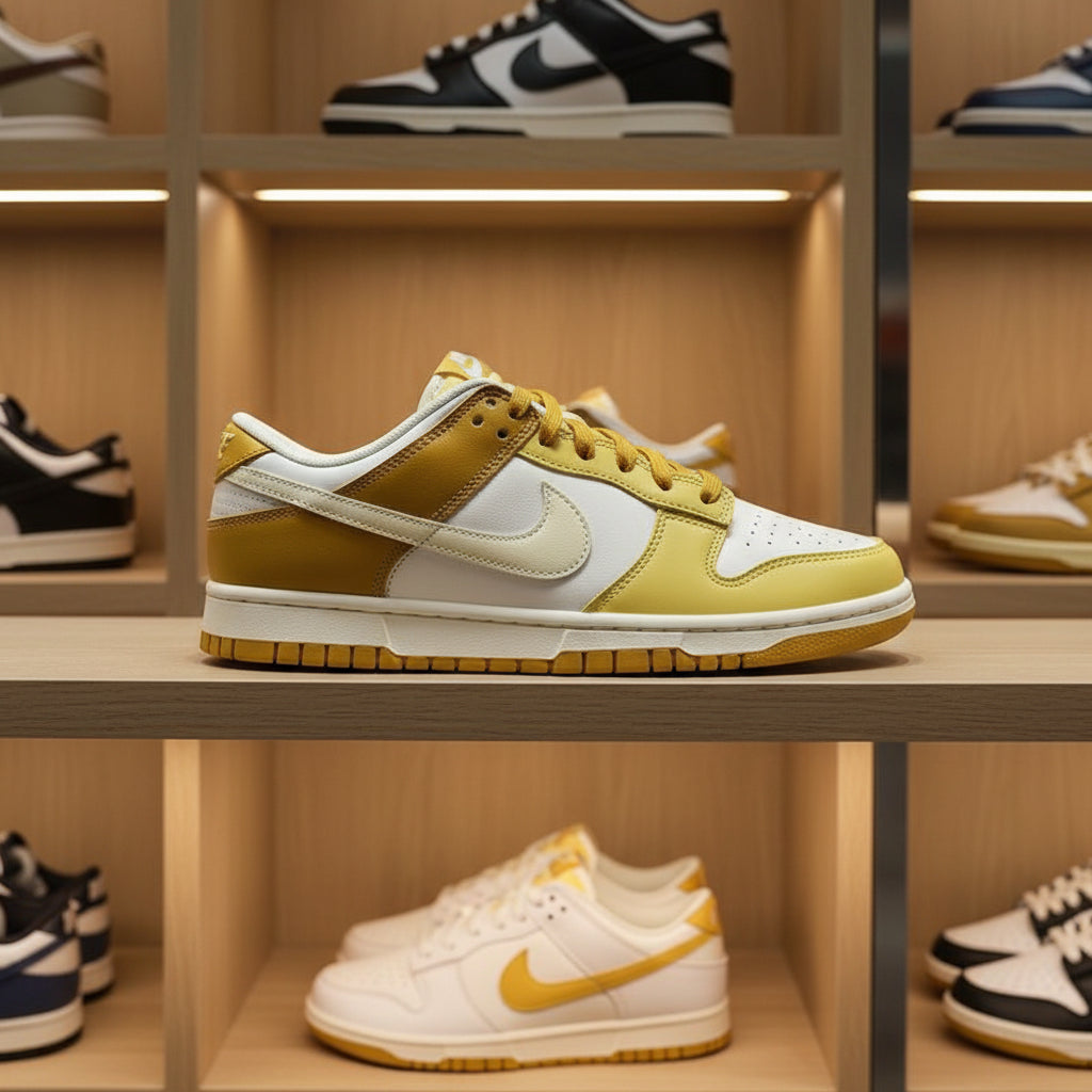 Men'S Nike Dunk Low Retro Bronzine/Coconut Milk (FZ4042 716)