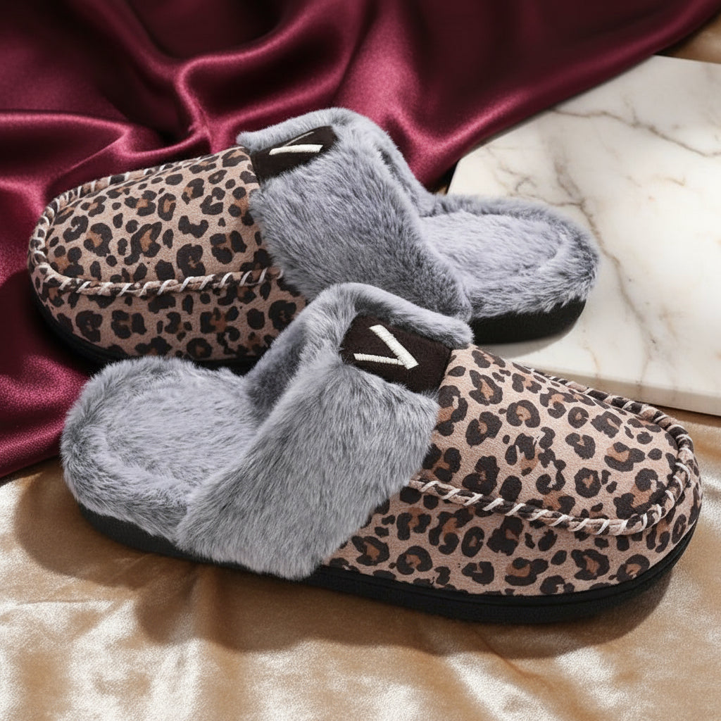 VONMAY Women'S Cozy Warm Slippers, Casual Active Moccasin House Shoes with Fuzzy Lining, Indoor Outdoor Flipflop Winter Scuff Slides for All-Season