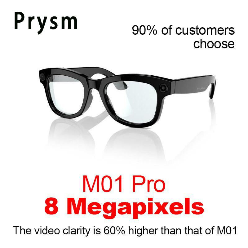 Smart Glasses Camera, Polarized Sunglasses with Built-In Microphone & Speaker, Voice Assistant, UV Protective & Audio Sunscreen Multifunctional Smart Glasses, Wearable Smart Eyewear